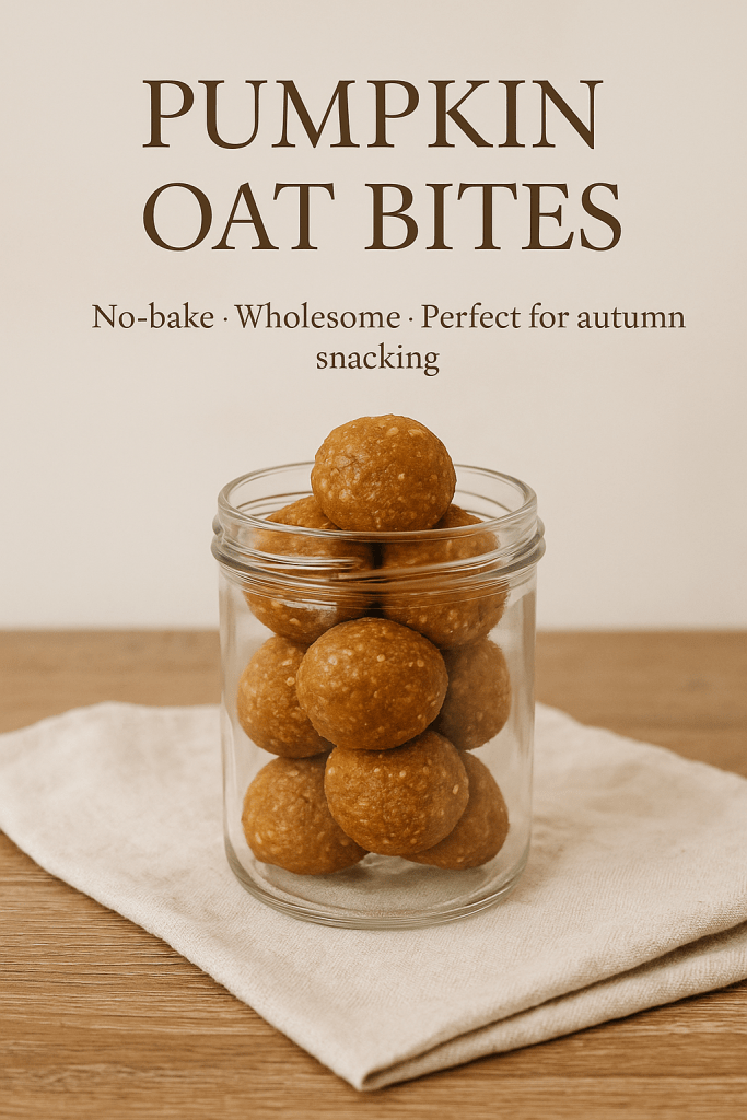 Pumpkin Oat Bite Recipe - by Modern Homemaking