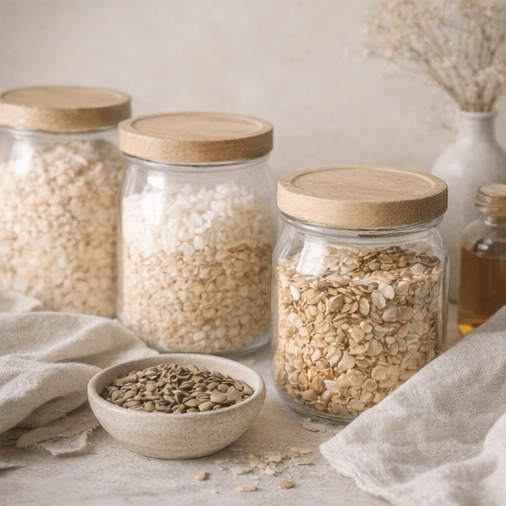Pantry Staples for Healthy Snacks & Homemaking&nbsp;Basics