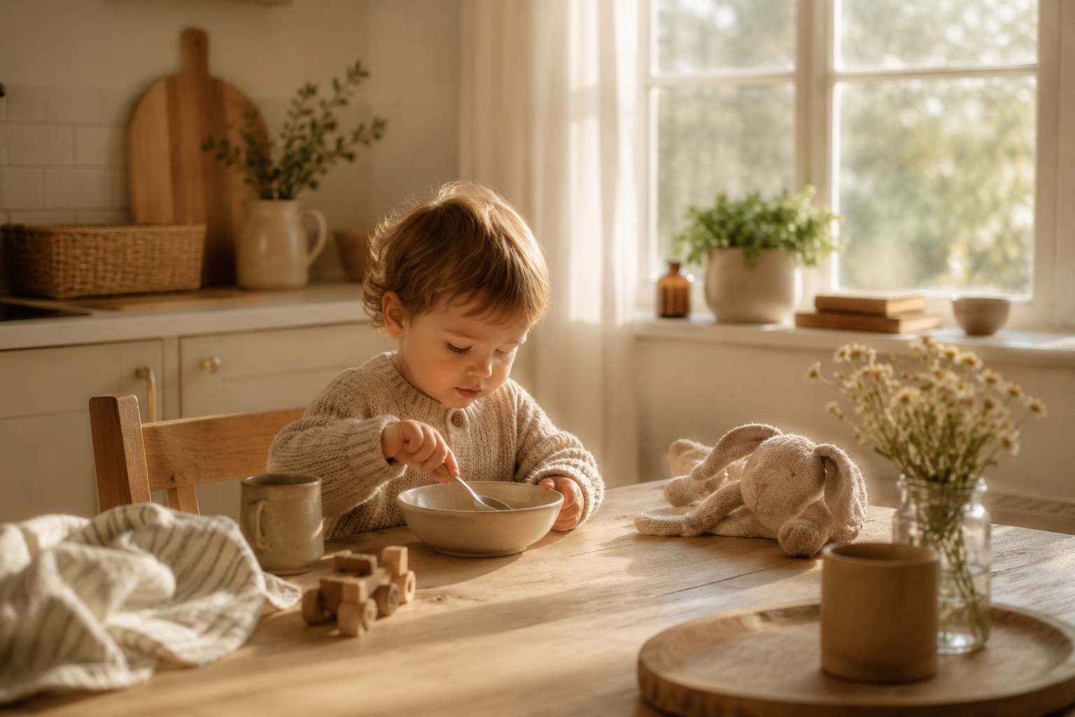 Slow Toddler Mornings at Home
