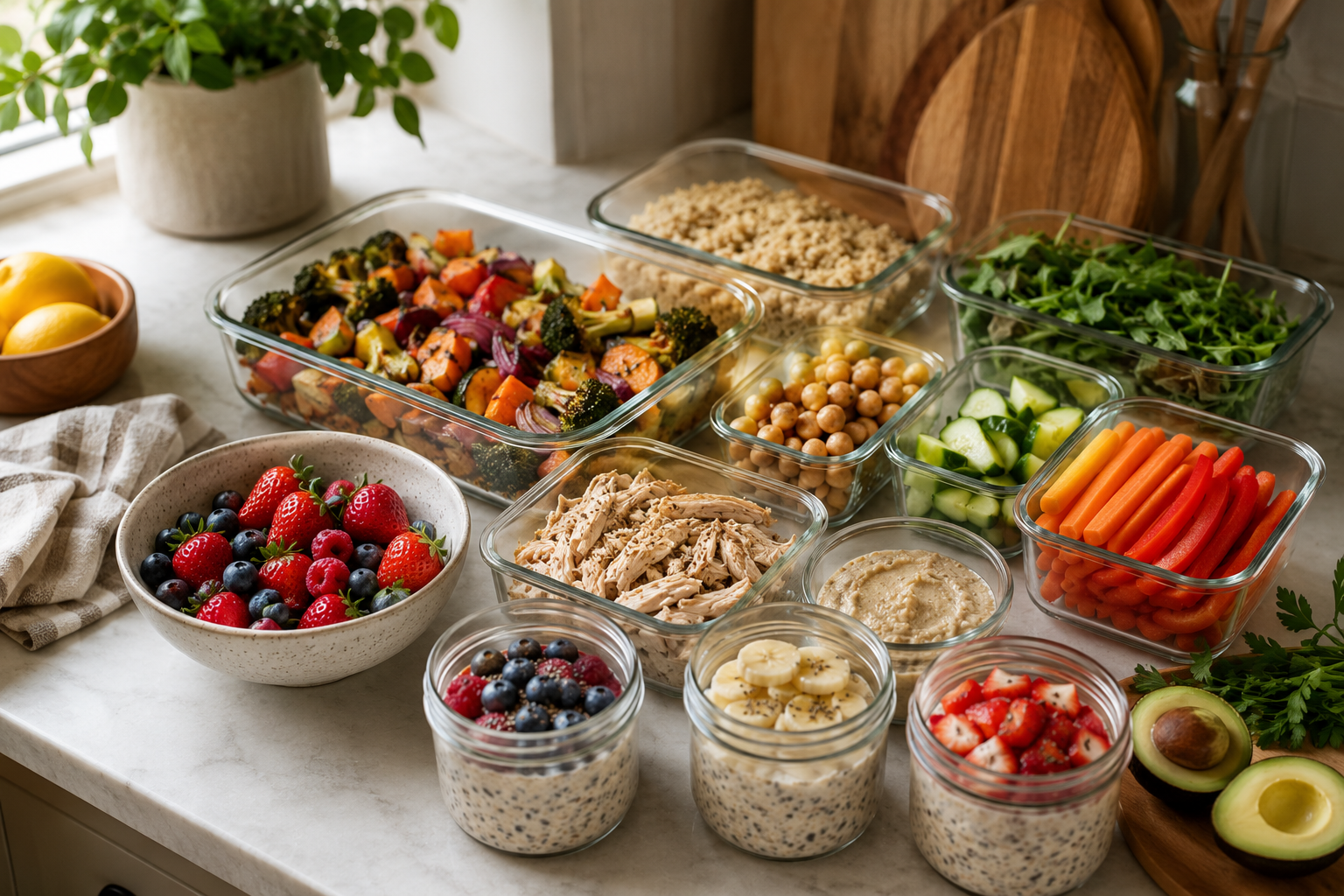 Simple Meal Prep That Feels Peaceful